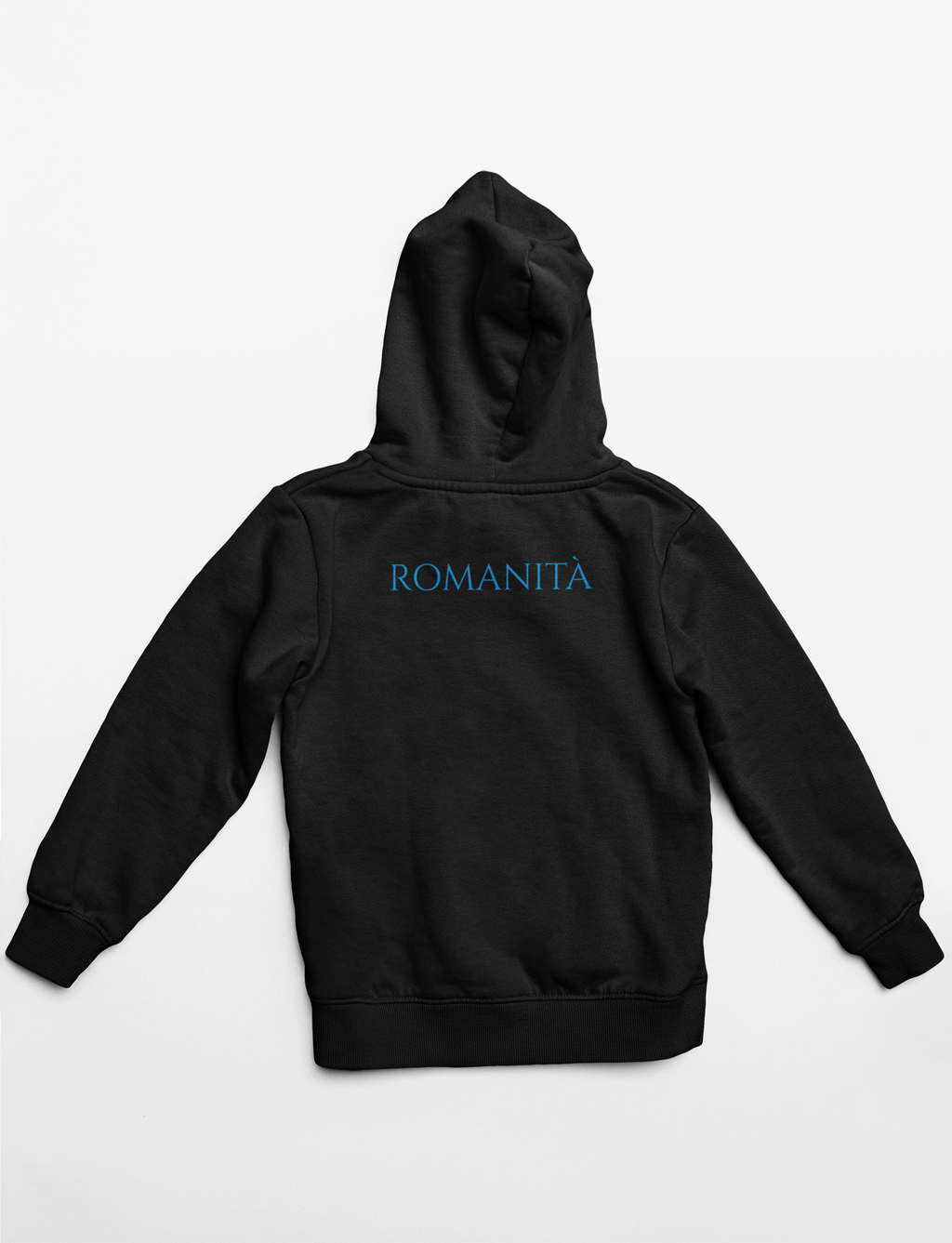 Felpa con cappuccio quartiere Trionfale (XIV) nera