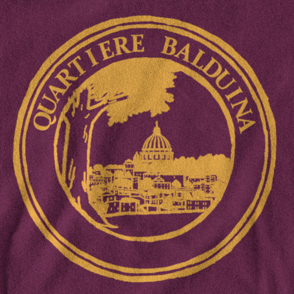 Maglietta quartiere Balduina giallorossa