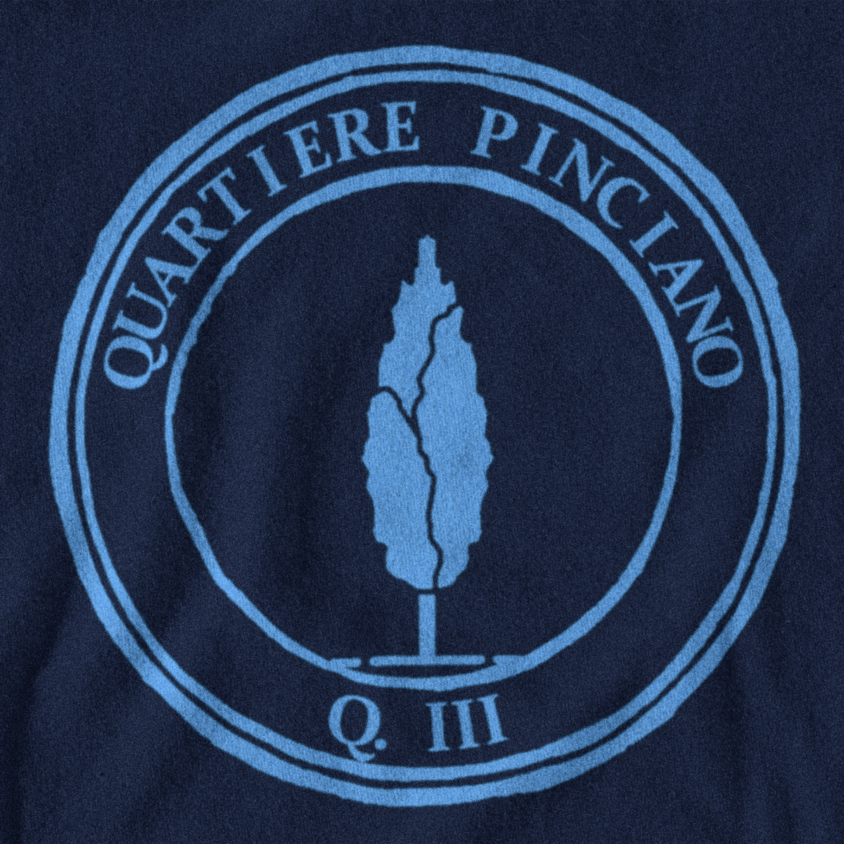 Maglietta quartiere Pinciano (III) biancoceleste