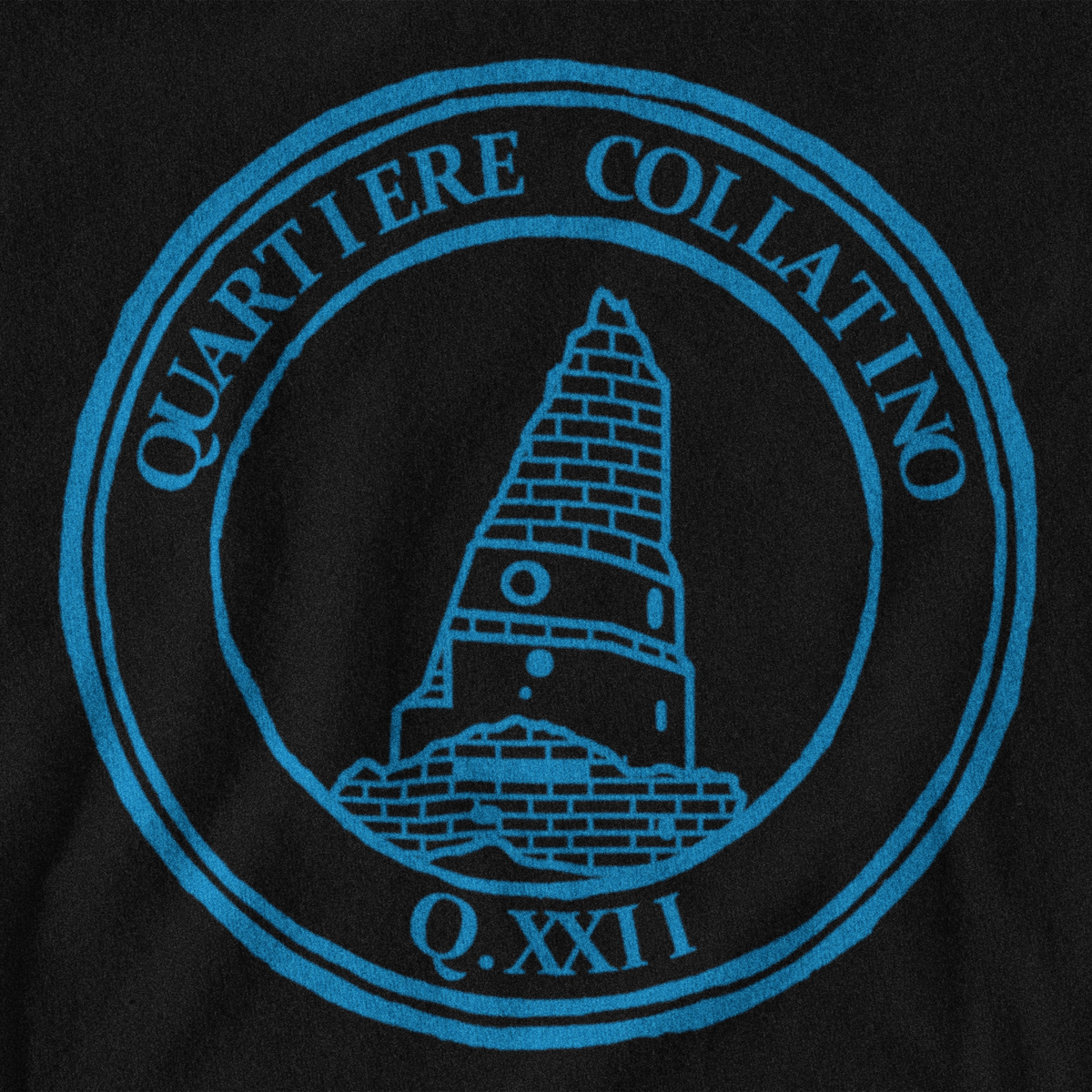 Maglietta quartiere Collatino (XXII) biancoceleste