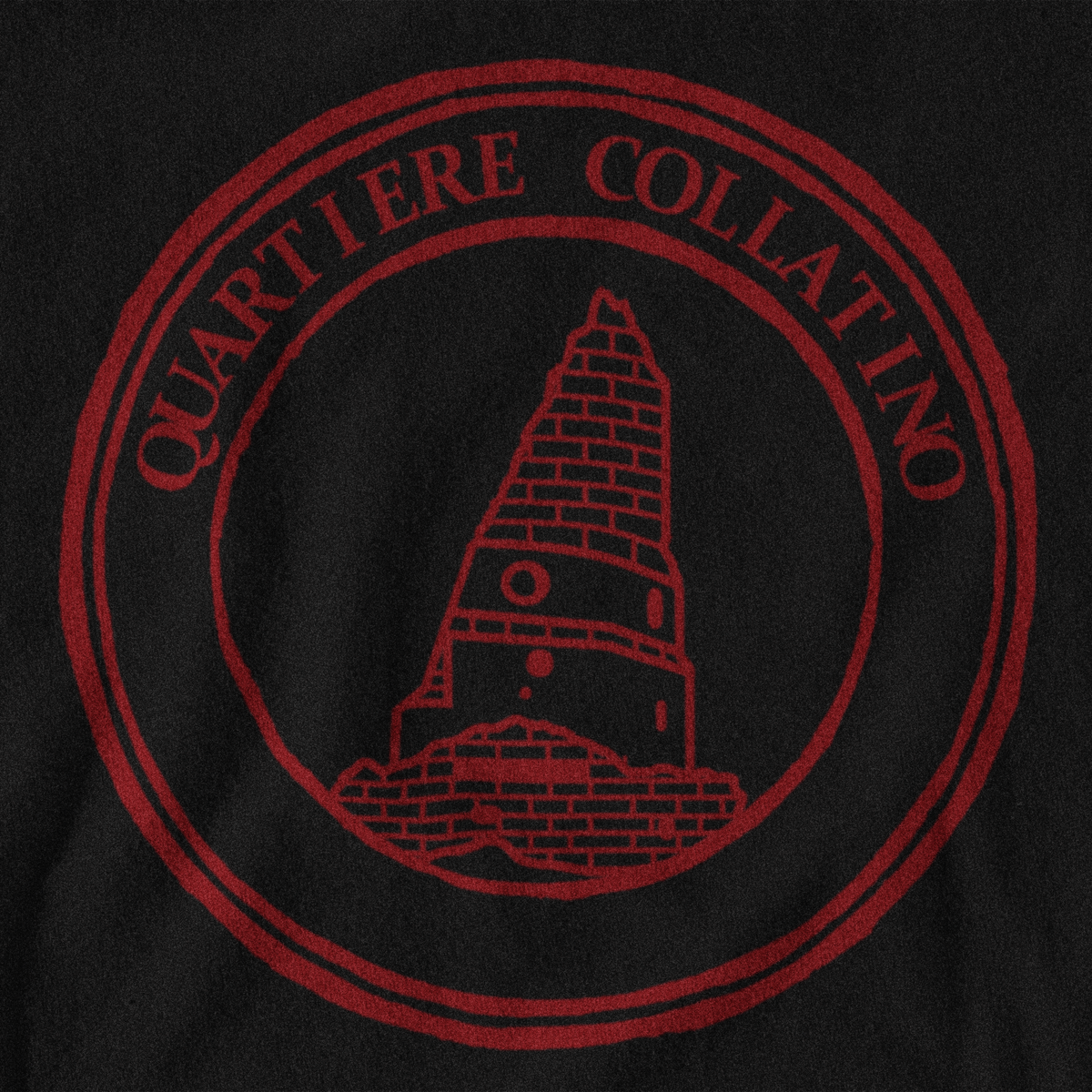 Maglietta quartiere Collatino (XXII) giallorossa
