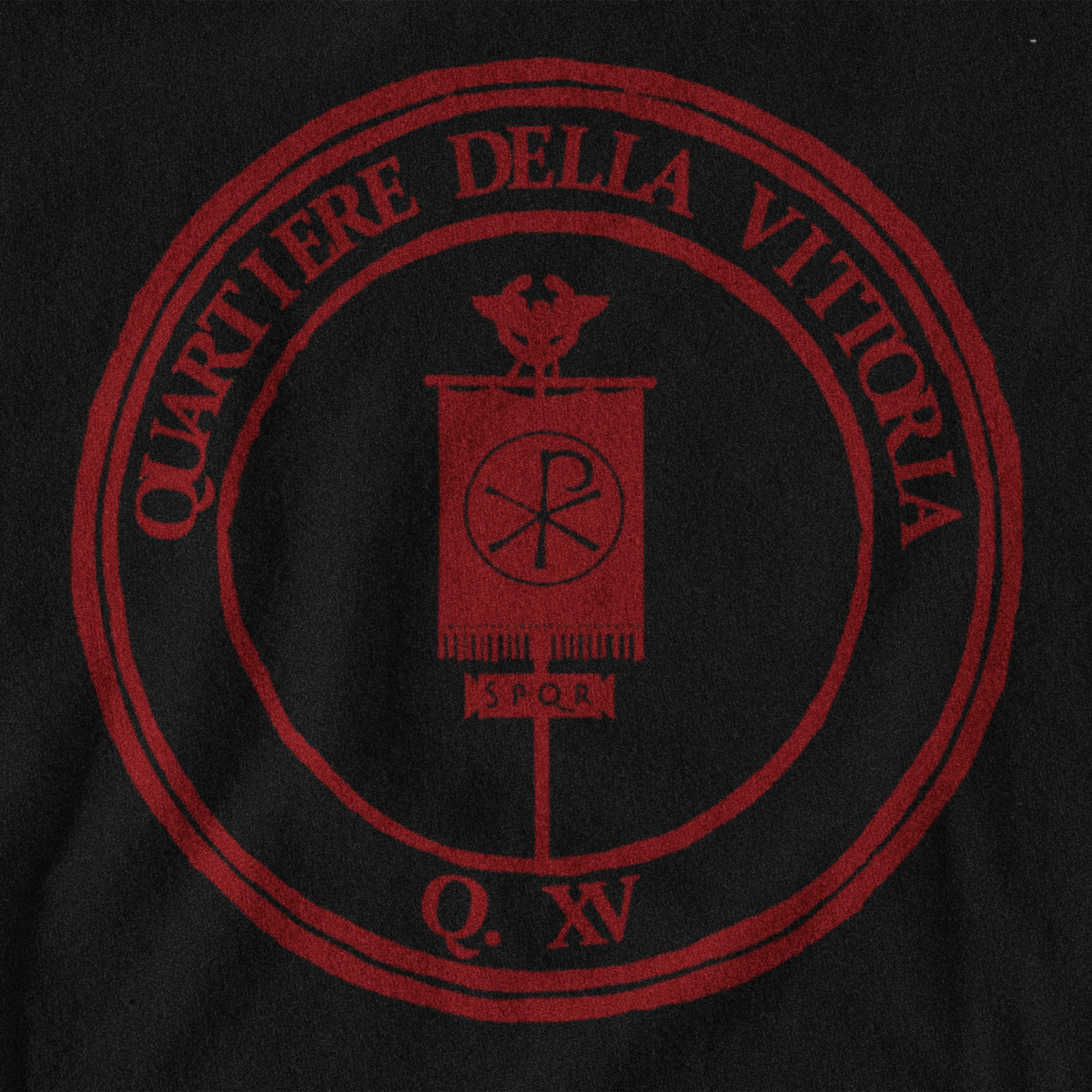 Maglietta quartiere Della Vittoria (XV) giallorossa