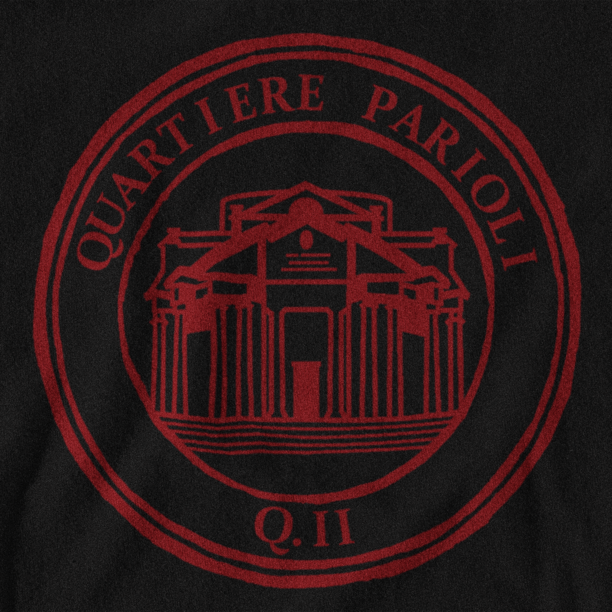 Maglietta quartiere Parioli (II) giallorossa