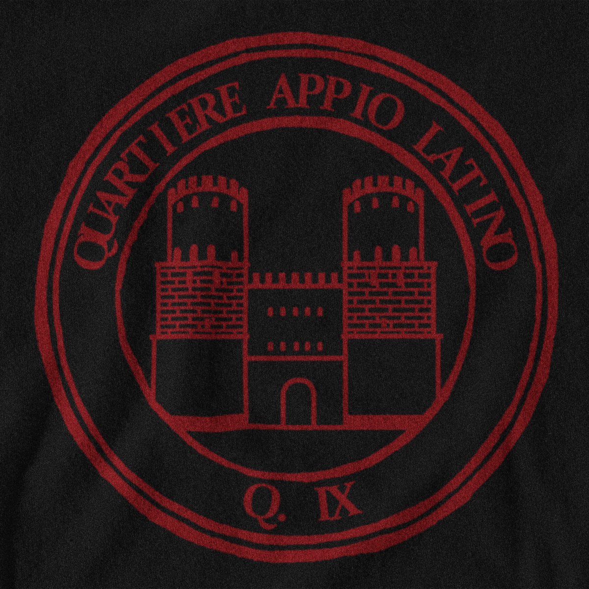 Maglietta quartiere Appio Latino (IX) giallorossa